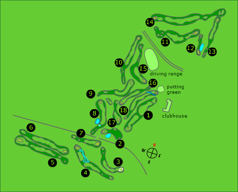 bendinat-golf-course-map